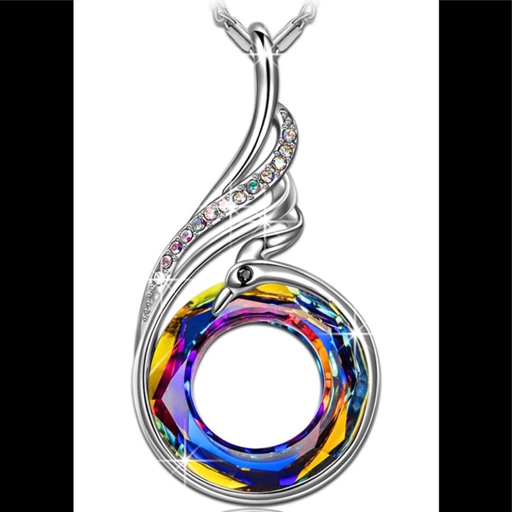 Nirvana of Phoenix Swarovski Crystal Necklace